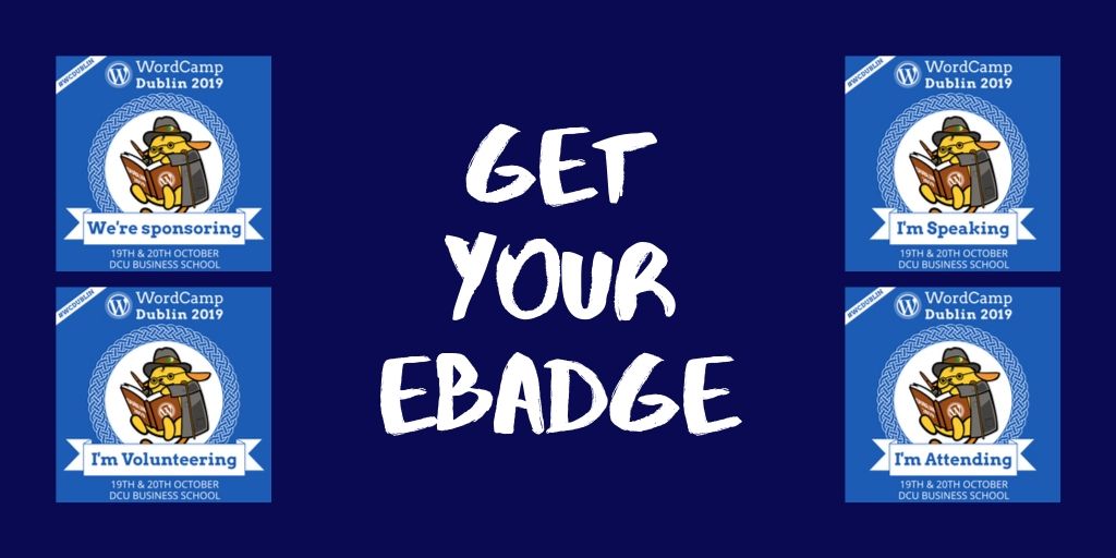 Get your ebadge